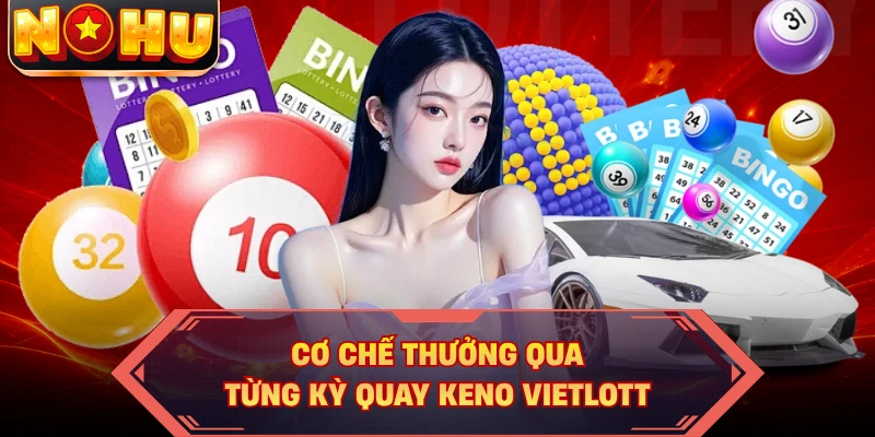 Cơ chế thưởng qua từng kỳ quay Keno Vietlott